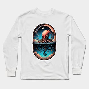 Aquatic Capsule: Half-in, Half-out Octopus Long Sleeve T-Shirt